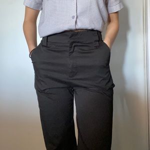 High waisted cargo jogger pants